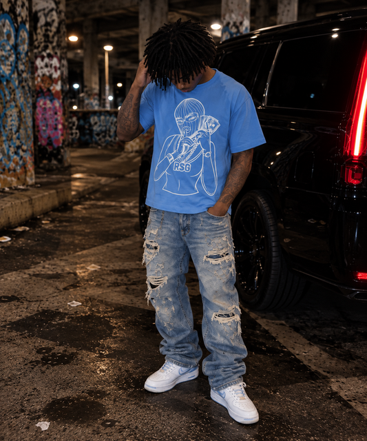 BLUE BOX FIT R$G TSHIRT